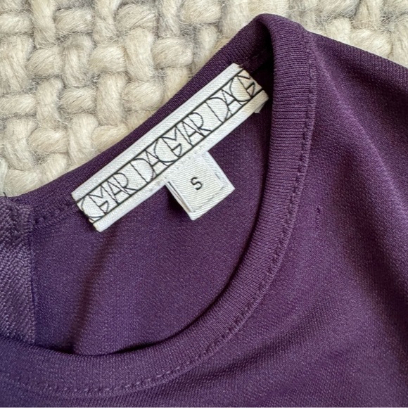 House of Dagmar Purple Twist Midi Dress Small - Picture 2 of 5